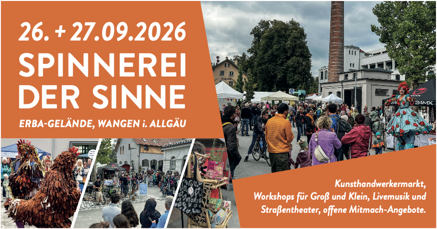 Ein kreatives Wochenende auf dem ERBA-Gelände in Wangen